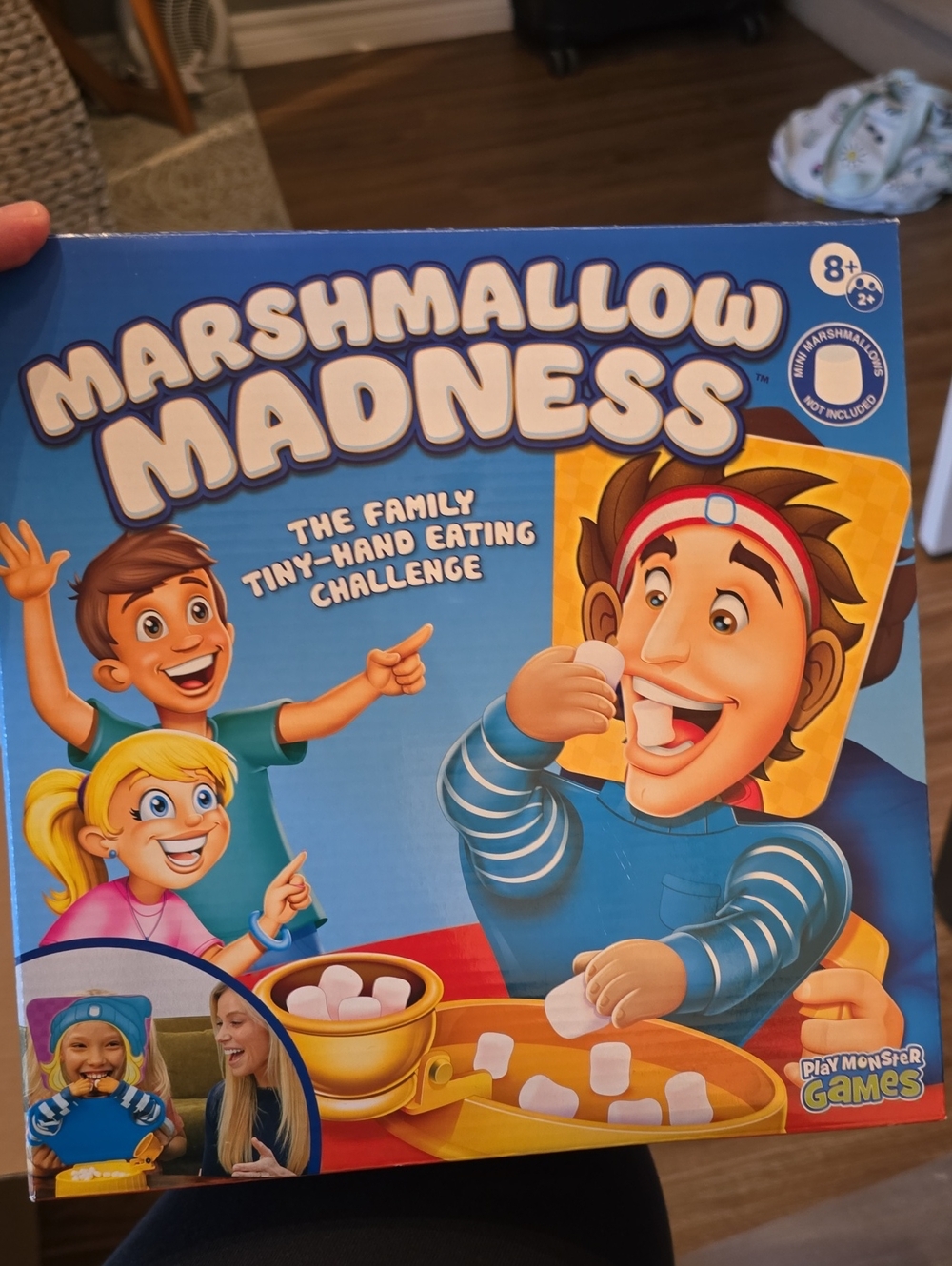 Marshmallow Madness Family Game - Blue